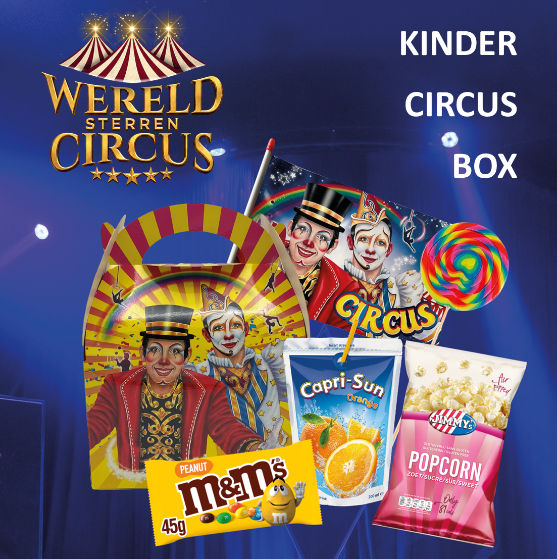 Kinder Circusbox van het Wereldsterrencircus
